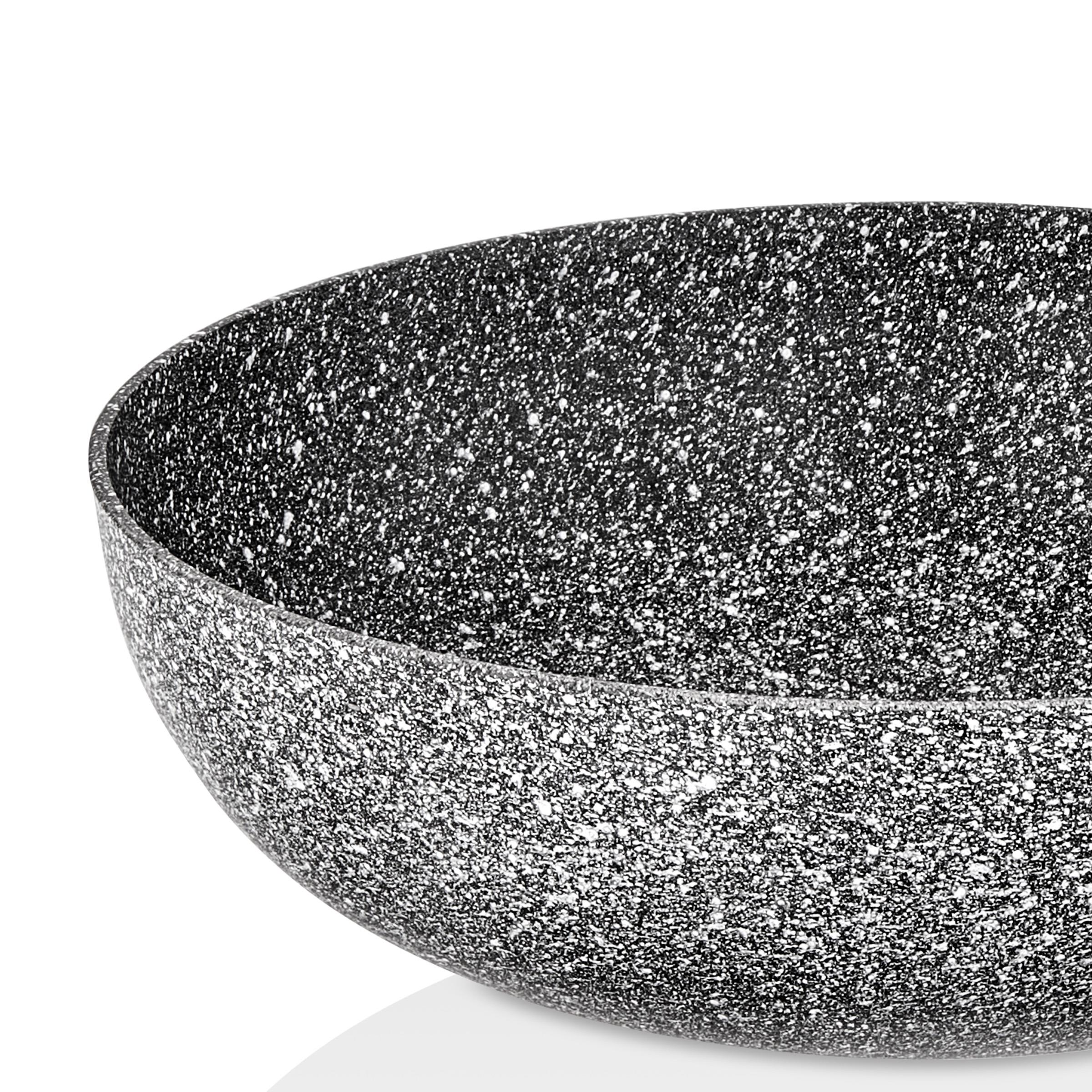Taç Ultra Granit 28 Cm Wok Tava Gri görsel 2
