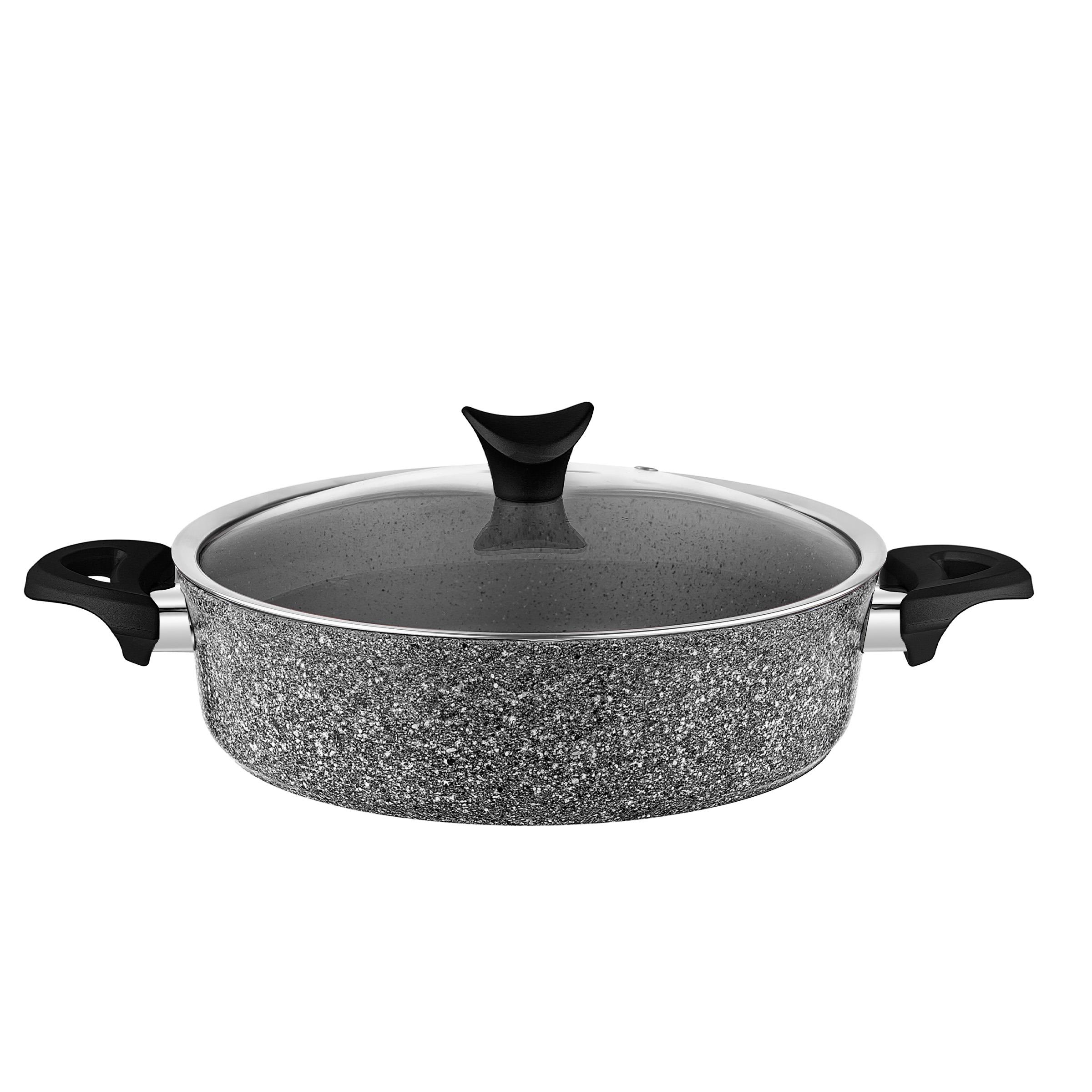 Taç Master Cook 4'lü 7 Parça Granit Tencere Seti Gri görsel 4