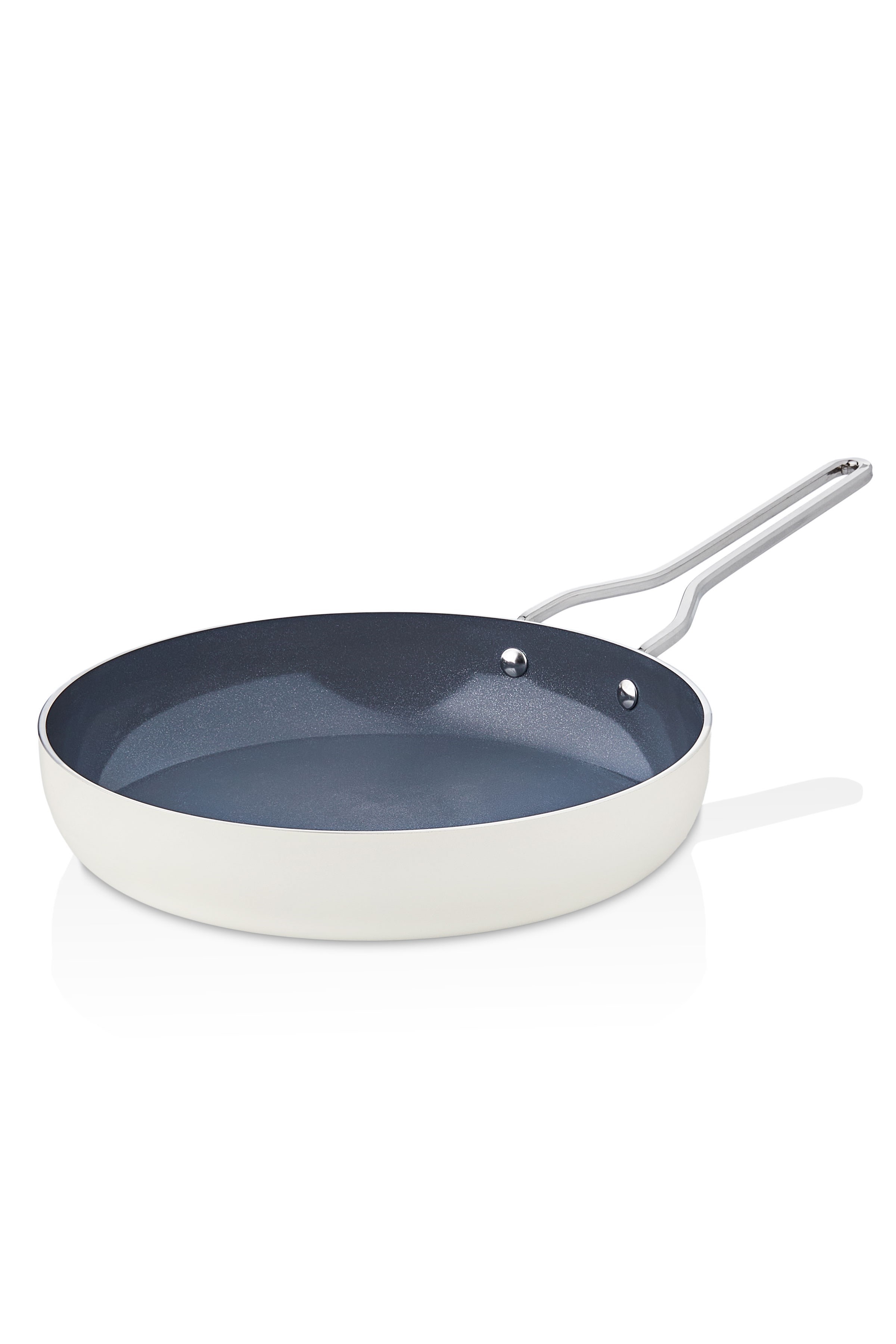 Taç Sera Feel Yanmaz Yapışmaz Seramik Tava 28 Cm / Beyaz görsel 4