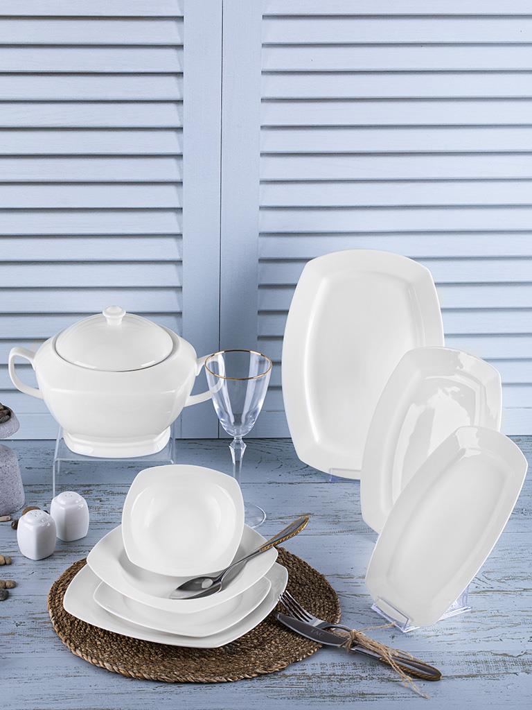 Taç Minima 55 Parça 12 Kişilik Yemek Takımı görsel 3