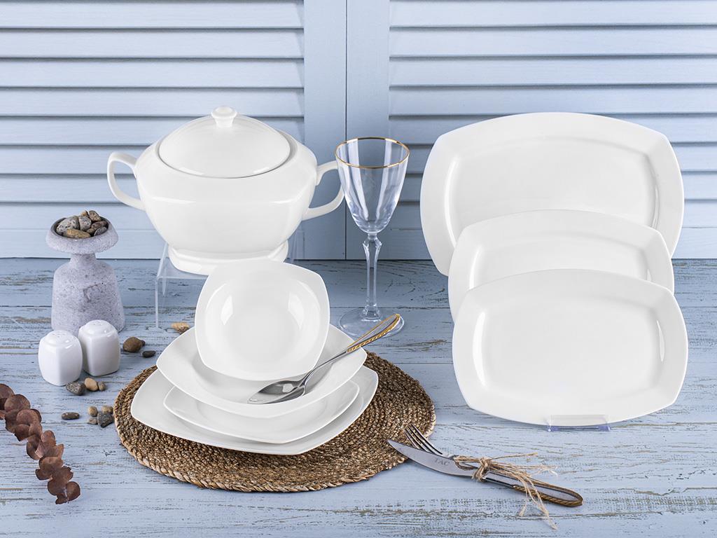 Taç Minima 55 Parça 12 Kişilik Yemek Takımı görsel 2