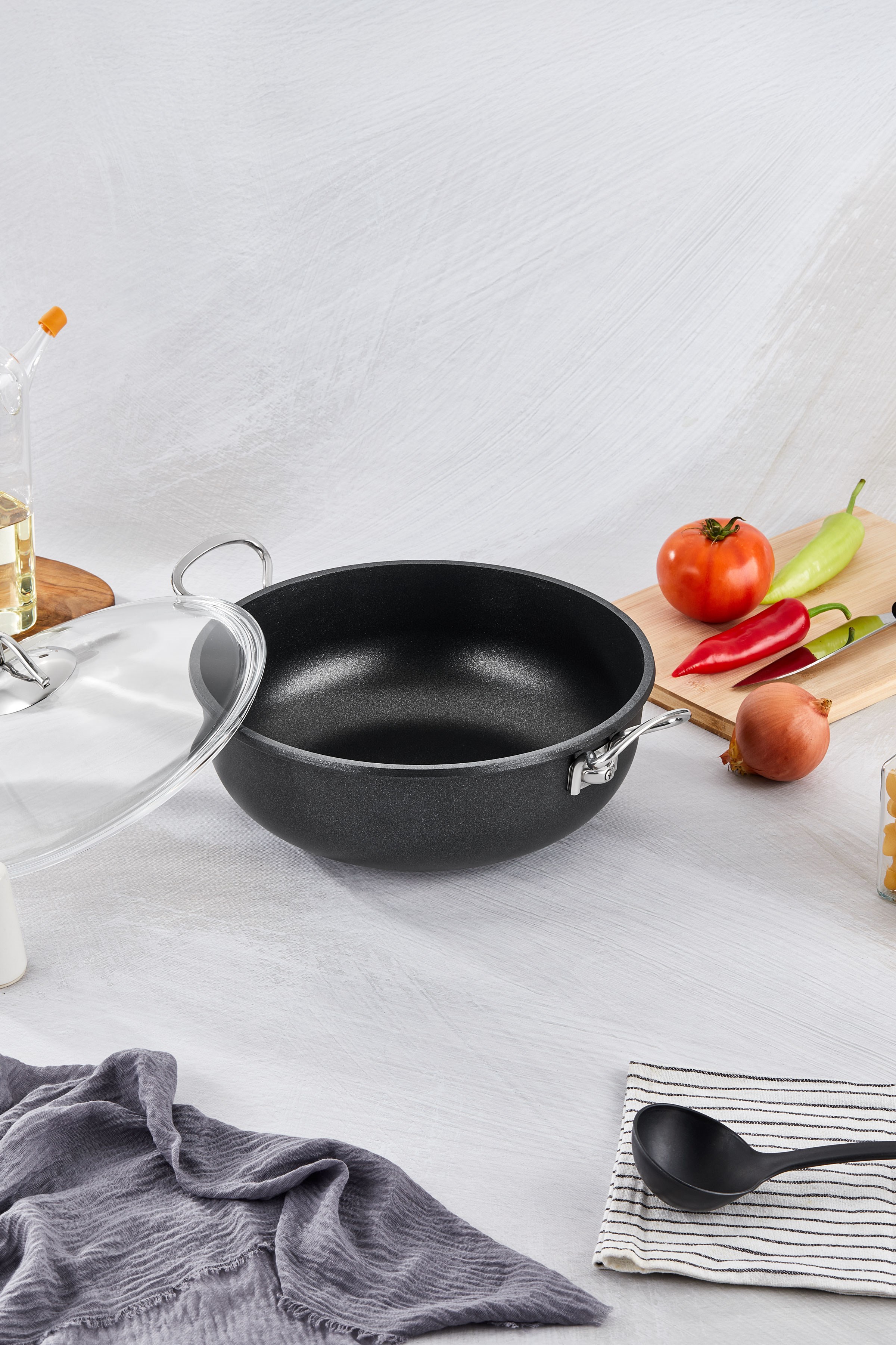 Taç Corvina 30 Cm Döküm Derin Tencere görsel 2