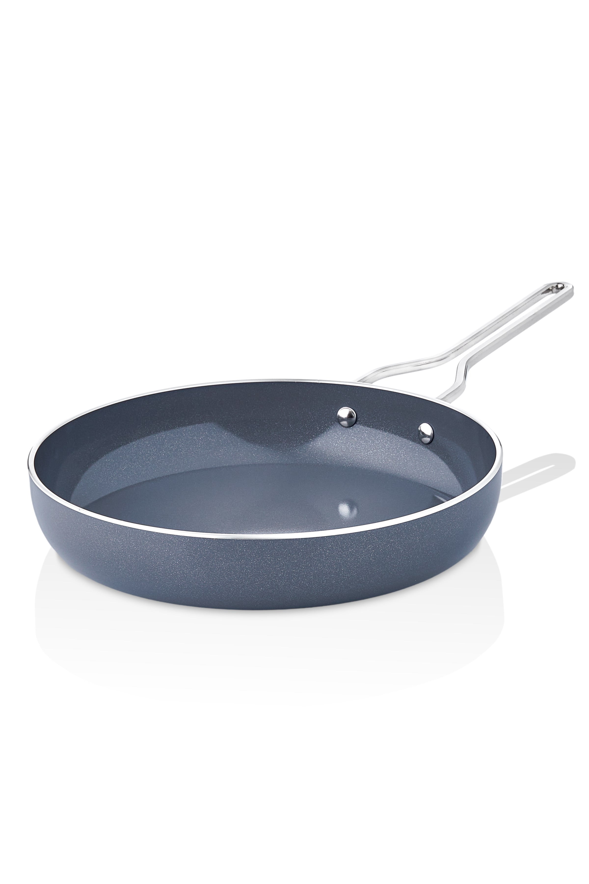 Taç Sera Feel Yanmaz Yapışmaz Seramik Tava 24 Cm / Gri görsel 4